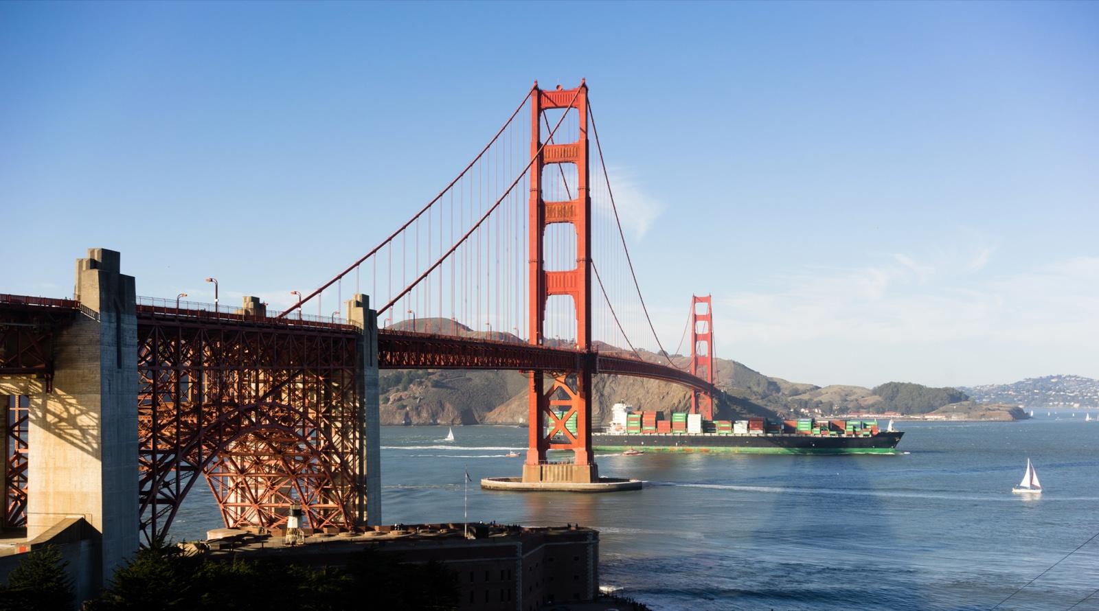 The Golden Gate Bridge in San Francisco